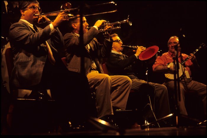 Barcelona - Woody Allen actuando en el Palau de la Música Catalana